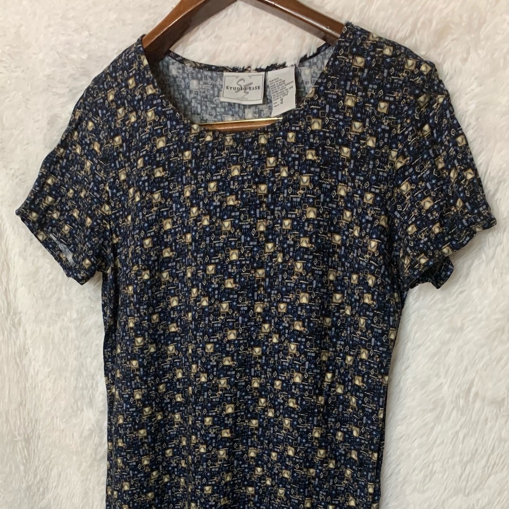 Spiceswear, Womens Floral Dress Size  Medium ￼ Green White Fit And Flare ￼ ￼